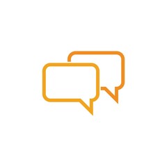 Naklejka premium Speech bubble icon Logo