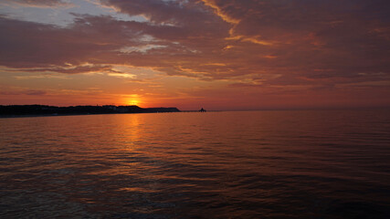 Sonnenuntergang über der Ostsee VI