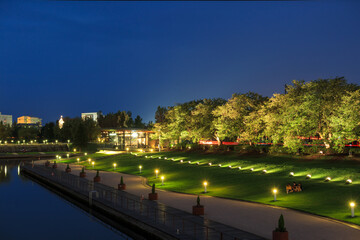 Fuganungakansui Park in Toyama, Japan