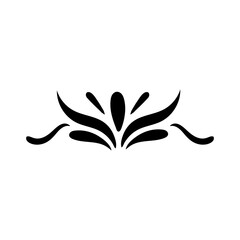 elegant border frame decoration silhouette style icon