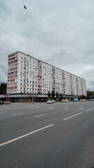 Sozialistisches Hochhaus Moskau
