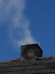Dym z komina smoke from the chimney