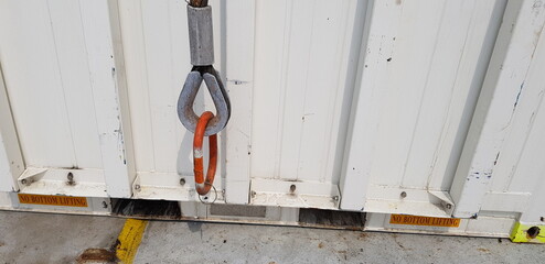 Sling attached together with master link 