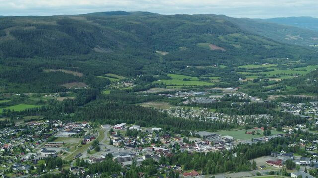 The Norwegian town of Dokka