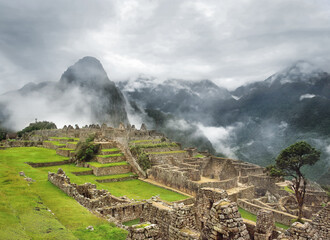 View of the Machu Picchu