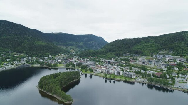 The Norwegian town of Fagernes