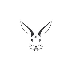 Fototapeta na wymiar Rabbit vector icon illustration design