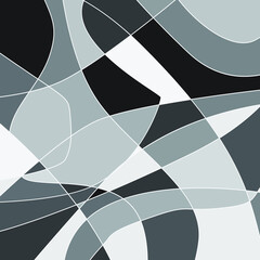 Abstract background with complex pattern of shapes in different colors.Vector illustration.