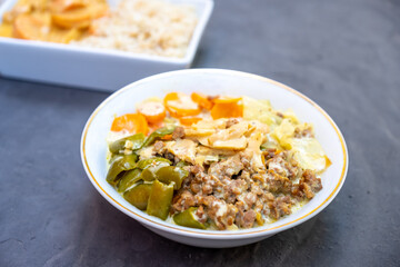 New arabic food recipe ready to be served