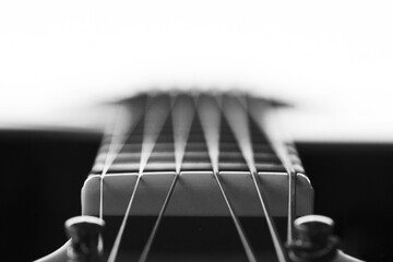 acoustic guitar close up