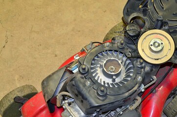 old car engine