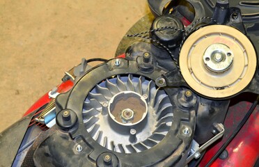 car engine detail