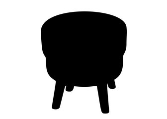 Chair-stool. Vector image.