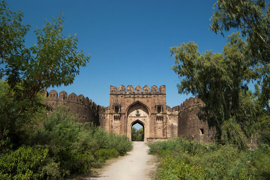 Rohtas Fort Main Gate Enterance 16th-century fortress located near the city of Jehlum in the Pakistani province of Punjab
