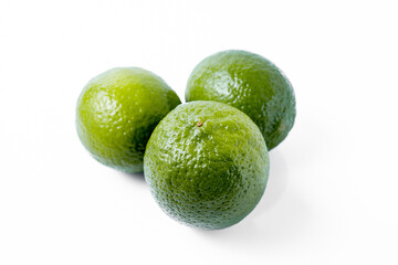 lime isolated on white background