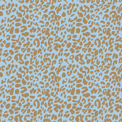 Leopard print seamless repeat pattern background
