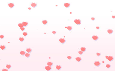 Red and pink heart. valentine's day abstract background with hearts.