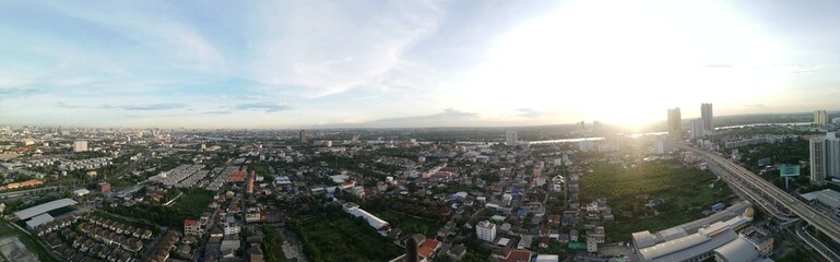 panorama of the city