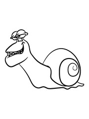 Schnecke lustig anstrengen Kinder 