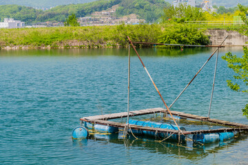 Old abandoned fishing dock