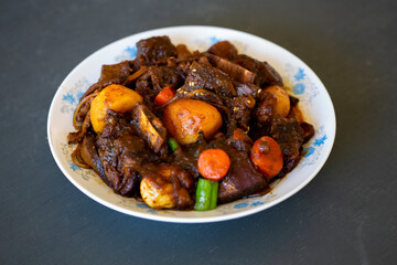 Braised Short Ribs - Korean Food Galbi jjim