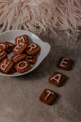 Alphabet Biscuits with 