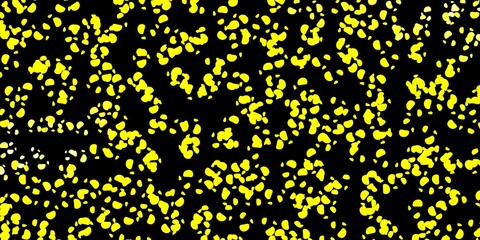 Dark yellow vector background with random forms.