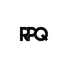 rpq letter original monogram logo design