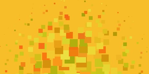 Light Red, Yellow vector layout with lines, rectangles. Modern design with rectangles in abstract style. Template for cellphones.