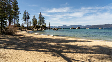 cove near sand harbor, lake Tahoe, Nevada