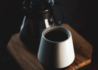 Coffee Cup and Carafe