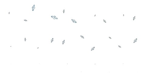 Light Gray vector texture with women's rights symbols.