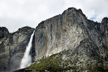 Obraz premium Yosemite Falls in Yosemite National Park, California USA 