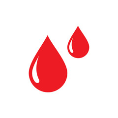 Fototapeta premium Drop water icon vector logo design template flat style