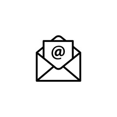 Envelope icon vector logo design template