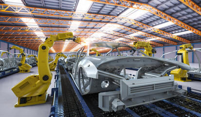 Automation aumobile factory