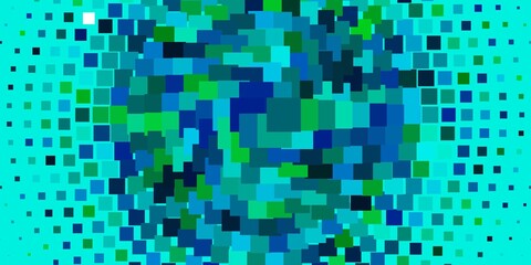 Light Blue, Green vector background with rectangles. Modern design with rectangles in abstract style. Pattern for commercials, ads.