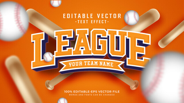 League Text effect