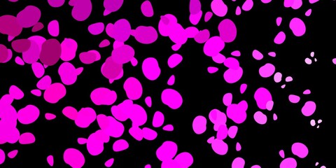Dark pink vector backdrop with chaotic shapes.