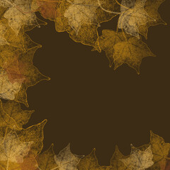 Backdrop with Leaves