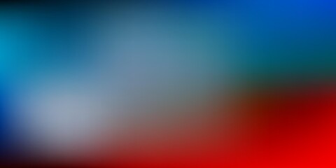 Light Blue, Red vector abstract blur drawing.
