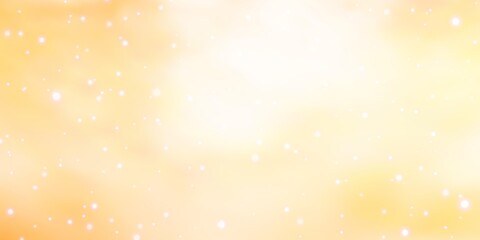 Light Orange vector template with neon stars. Colorful illustration in abstract style with gradient stars. Pattern for wrapping gifts.