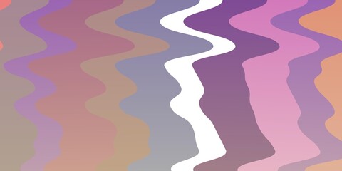 Light Multicolor vector layout with curves. Illustration in halftone style with gradient curves. Pattern for websites, landing pages.