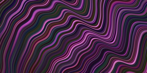 Fototapeta premium Dark Pink vector template with lines.