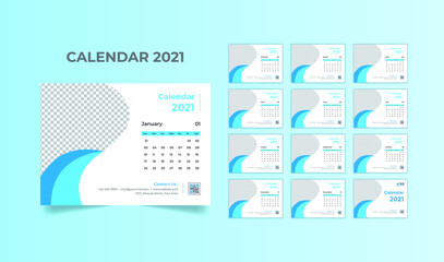 
Desk calendar 2021