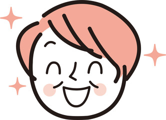 シニア女性笑顔