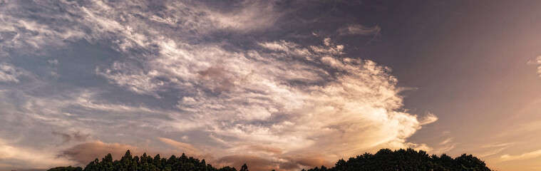 夕暮れの雲