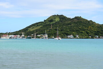 Providence Island seen from nearby Santa Catalina Island © Analía