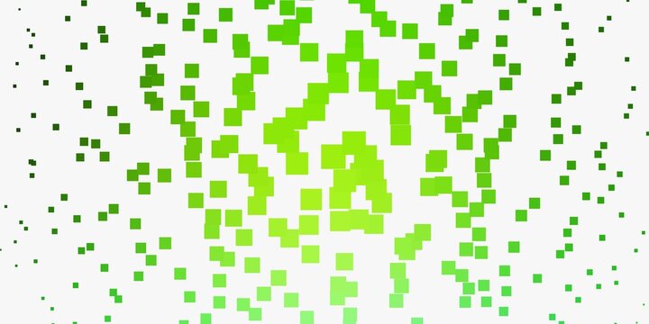 Light Green vector background with rectangles. Abstract gradient illustration with colorful rectangles. Template for cellphones.