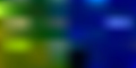 Light blue, green vector blurred background.